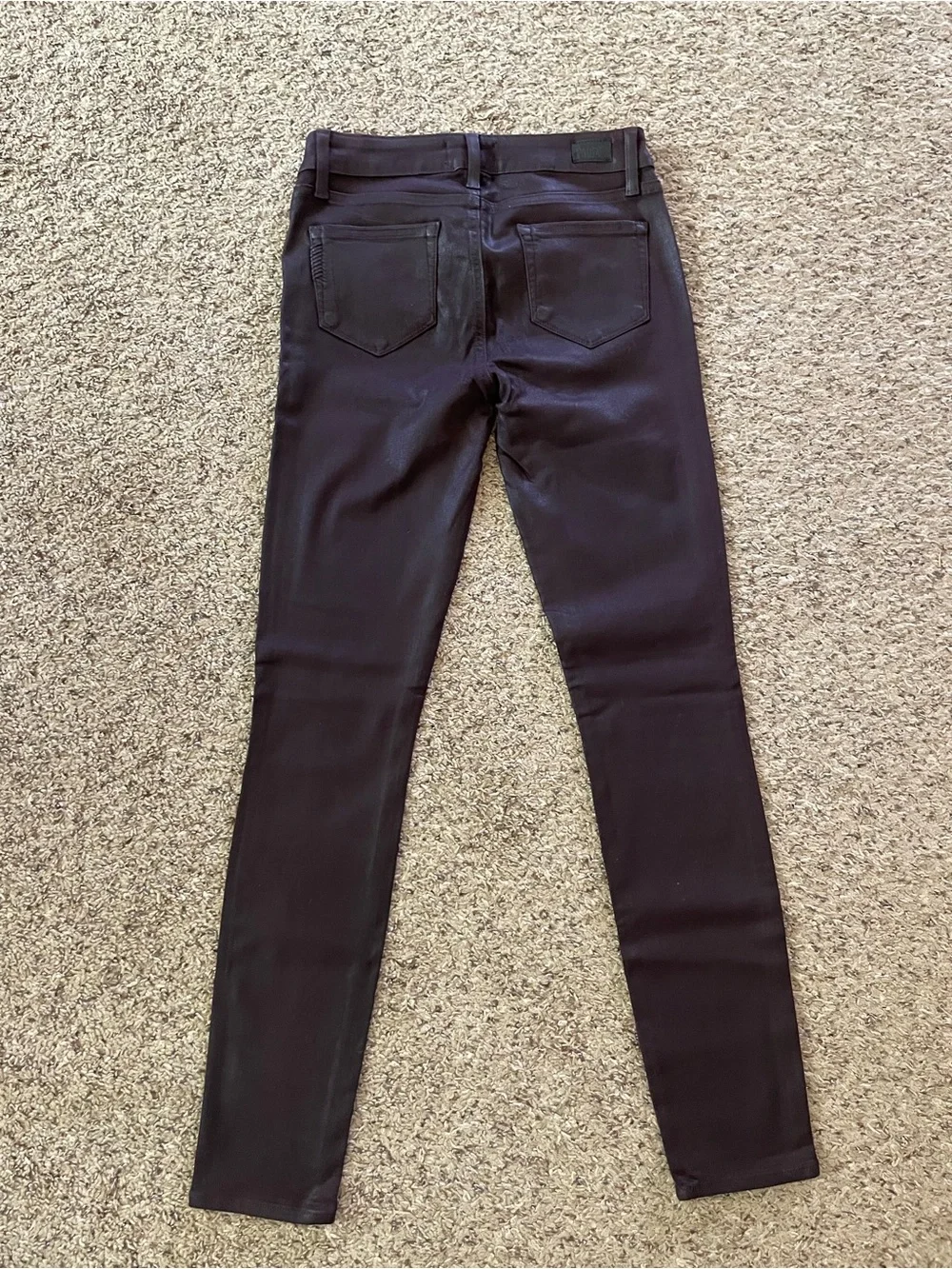 NWT Paige coated denim skinny jeans